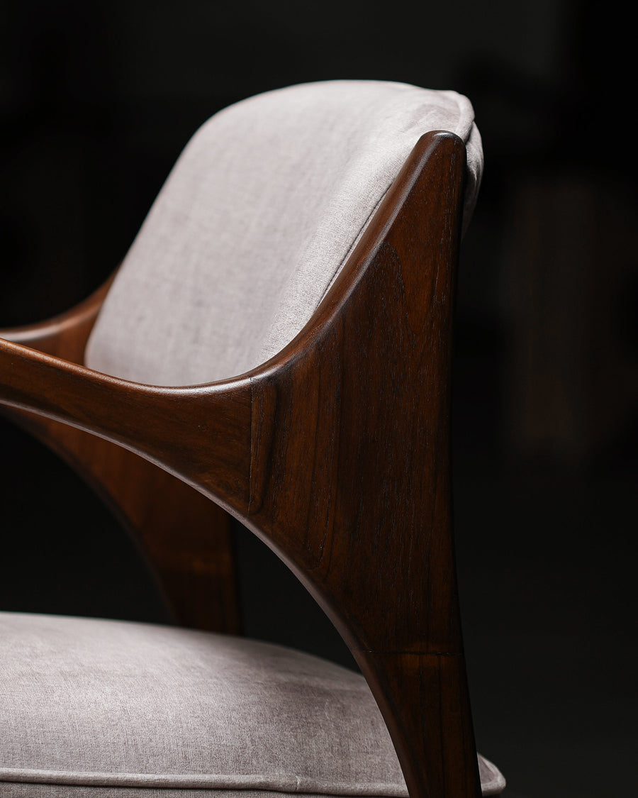 NEW AMSTERDAM - Silla con respaldo en Tapicería