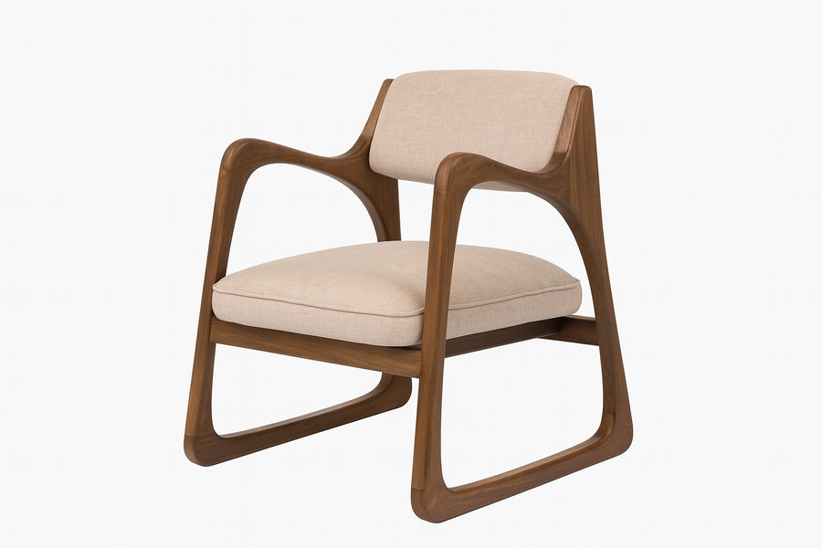 NEW AMSTERDAM - Silla con respaldo en Tapicería