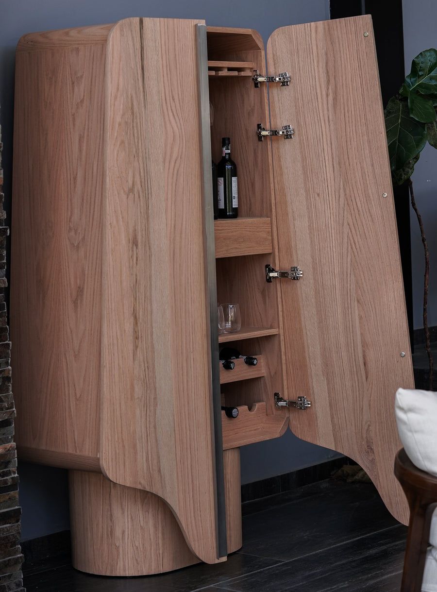 MALBEC Cava Bar de Madera Sólida en Encino | STOWN México – STOWN DESIGN