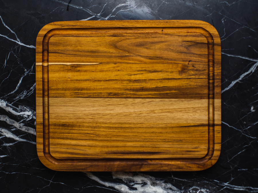WOOD GRAIN TABLE (32*26 cms) TEAK WOOD